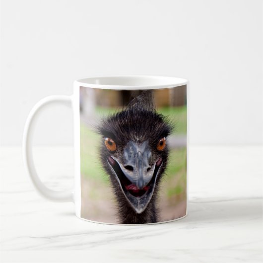Cheeky Emu Coffee Mok (Links)