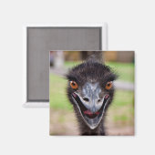 Cheeky Emu koelkastmagneet Magneet (Voorkant / Achterkant)