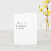 Cheeky Funny Valentijnsdag Kaart (Gele Bloem)