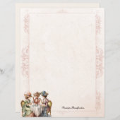 Cheeky High Tea persoonlijk briefpapier (Voorkant / Achterkant)