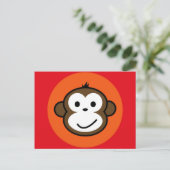 Cheeky Monkey Briefkaart (Staand voorkant)