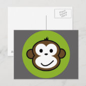 Cheeky Monkey Briefkaart (Voorkant / Achterkant)
