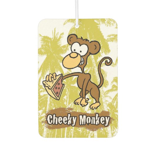 Cheeky Monkey in het Oerwoud Luchtverfrisser (Voorkant)