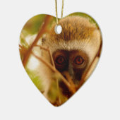 Cheeky Monkey. Keramisch Ornament (Links)