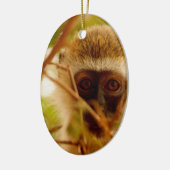Cheeky Monkey. Keramisch Ornament (Links)