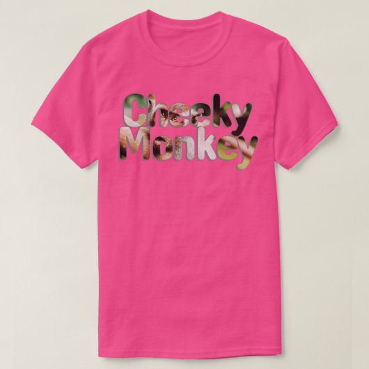 Cheeky Monkey T-shirt (Design voorkant)