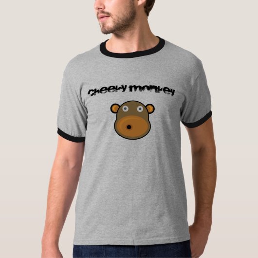 CHEEKY MONKEY T-SHIRT (Voorkant)