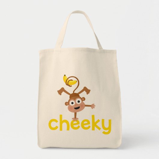 Cheeky Monkey Tote Bag (Voorkant)
