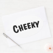 Cheeky Ovale Sticker (Envelop)