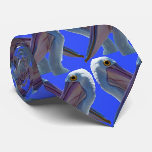 Cheeky Pelican Faces Stropdas (Opgerold)