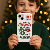 Cheeky Personalized Holiday Phone Case-Make 6•7 iPhone Hoesje