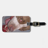 Cheeky Pitbull Bagagelabel (Voorkant horizontaal)