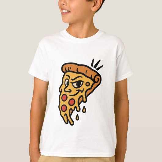 🍕 Cheeky Pizza Slice T-shirt (Voorkant)