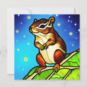 Cheeky, Playful Chipmunk Pal Kaart