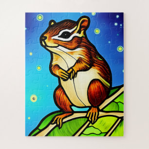 Cheeky, Playful Chipmunk Pal Legpuzzel