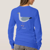 Cheeky Seagull Name T-shirt (Achterkant)