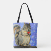 Cheeky Squirrel Painting Draagtas (Achterkant)