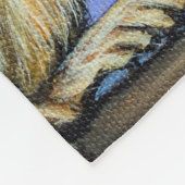 Cheeky Squirrel Painting Fleece Blanket (Hoek)