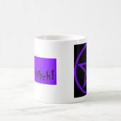 Cheeky Witch Pentagram Collectie (Paars) Koffiemok (Center)