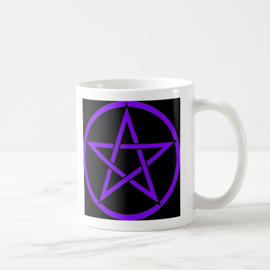 Cheeky Witch Pentagram Collectie (Paars) Koffiemok (Rechts)