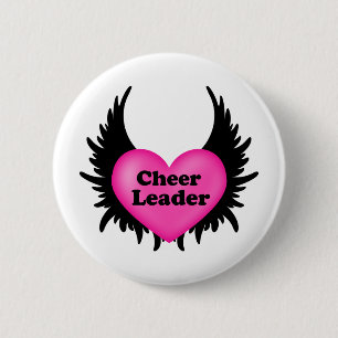 Cheeleader Heart Ronde Button 5,7 Cm