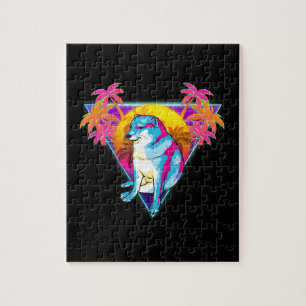 Cheems Dog Funny Shiba Inu Meme 80s Vaporwave Legpuzzel