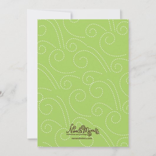 Cheep Cheep Yellow Chick Easter Party Invitation Kaart (Achterkant)