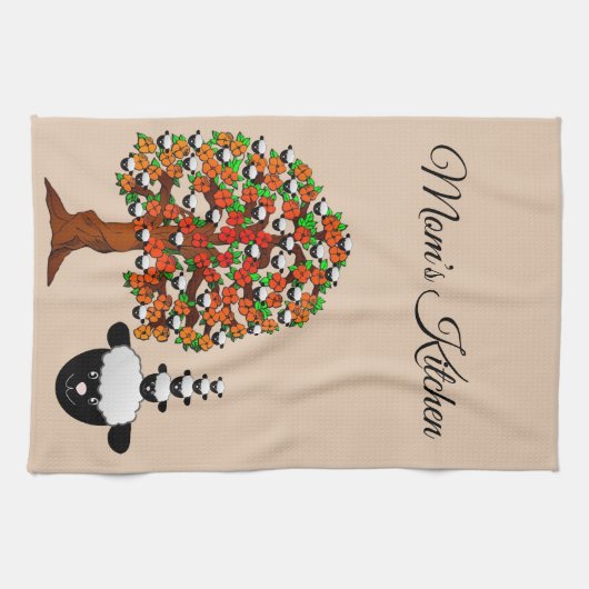 Cheep Tree Beige Cuisine Serviette à main (Horizontal)