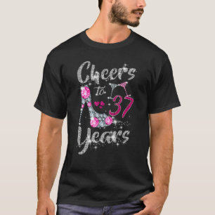 Cheer À 37 Ans 37ème Anniversaire Vin Haut Talon