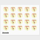 CHEER Autocollants de meneuse de claque (Feuille)