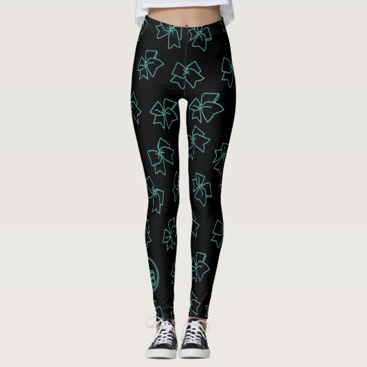 Cheer Bow-Leggings van Cheer Boutique Leggings (Voorkant)