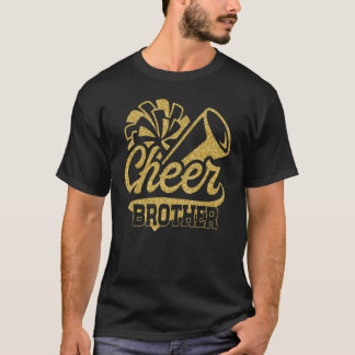 Cheer Brother Biggest Fan Cheerleader Vaderdag T-shirt