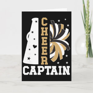 Cheer Captain Trotse Cheerleader Aanvoerder Kaart