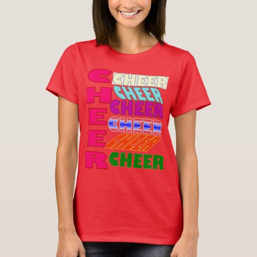 CHEER CHEER CHEER CHEER SHIRT (Voorkant)