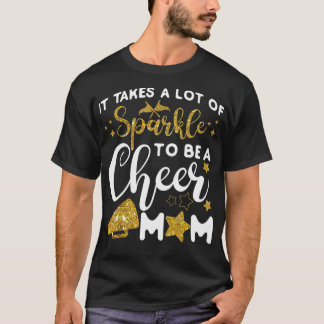Cheer Cheerlead mam Moeder Het kost veel sp T-shirt
