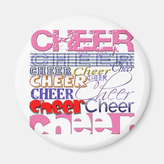 Cheer CHEERLEADER Cheer Magneet (Voorkant)