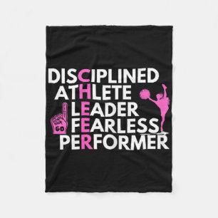 Cheer - Cheerleader Cheerleading Kamp Cheer Compet Fleece Deken