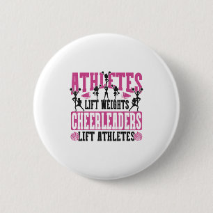 Cheer Cheerleading Atleten Halen Gewichten Cheerle Ronde Button 5,7 Cm
