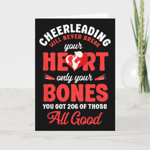 Cheer Cheerleading Cheerleading Zal Nooit Breken J Kaart