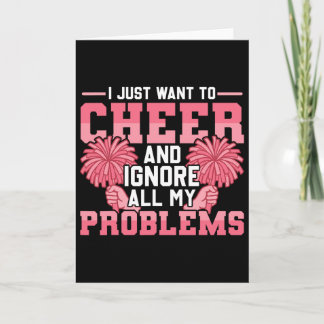 Cheer Cheerleading Ik Wil Alleen Maar Cheer En Neg Kaart