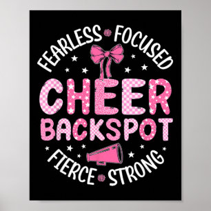 Cheer Ckspot Onbevreesd Gefocust Fierce Cheerleadi Poster