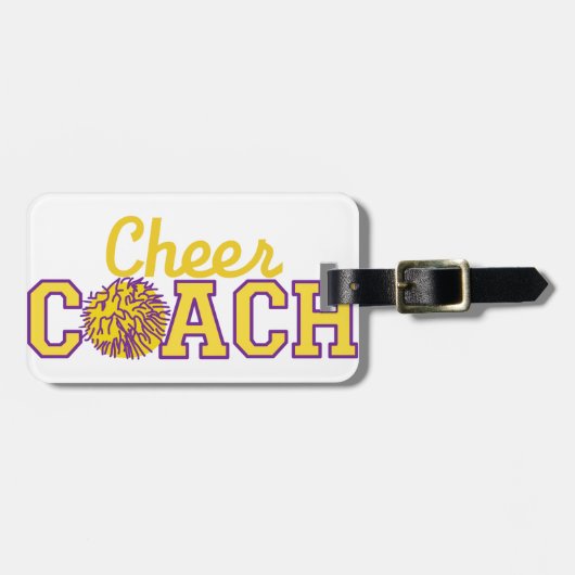 Cheer Coach Bagagelabel (Voorkant horizontaal)