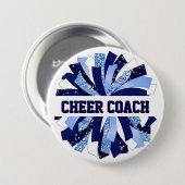 Cheer Coach Button Pin (Voorkant /achterkant)
