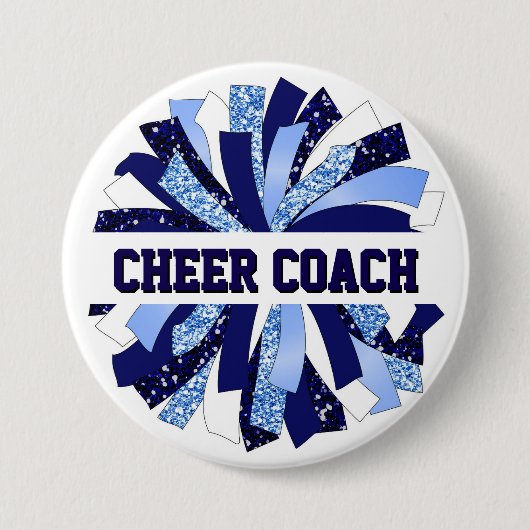 Cheer Coach Button Pin (Voorkant)