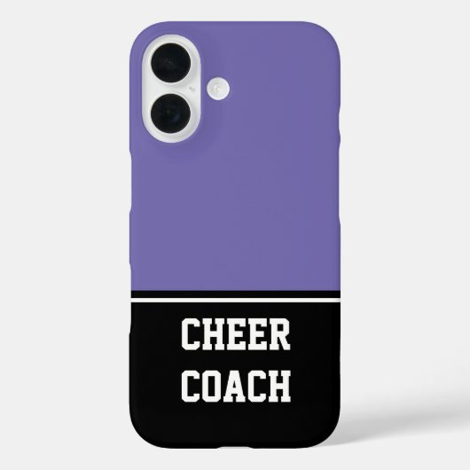 Cheer Coach Coque-Mate iPhone 16 Coque (Verso)