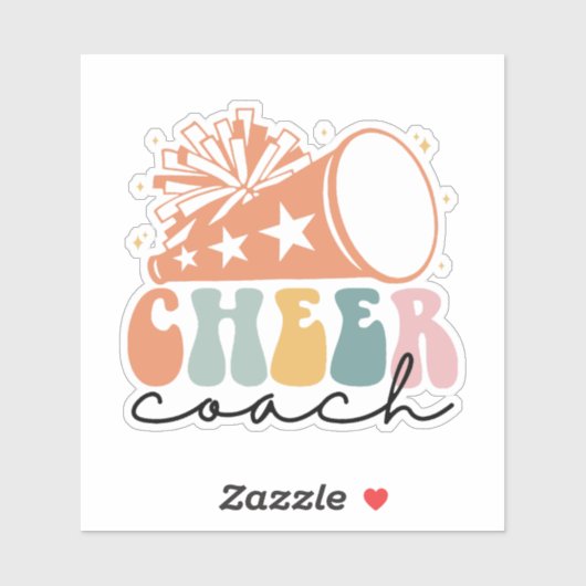 Cheer Coach Sticker (Vel)