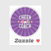 Cheer Coach Sticker (Vel)