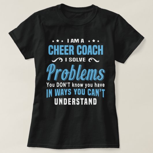 Cheer Coach T-shirt (Design voorkant)
