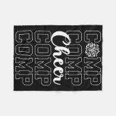 Cheer Comp Day Cheerleading Competition Day Cheerl Fleece Deken (Voorkant (Horizontaal))