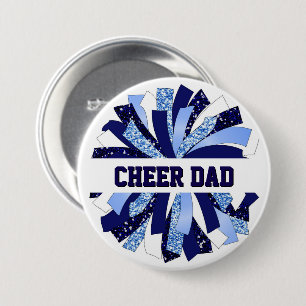 Cheer Dad Button Pin